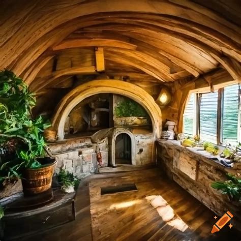 hobbit house with metal roof|hobbit house interior.